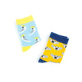 Load image into Gallery viewer, Pair of Australian Kids Socks featuring colorful cockatoo and koala patterns