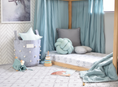 Load image into Gallery viewer, Wild Fern I Fitted Jersey Cot Sheet