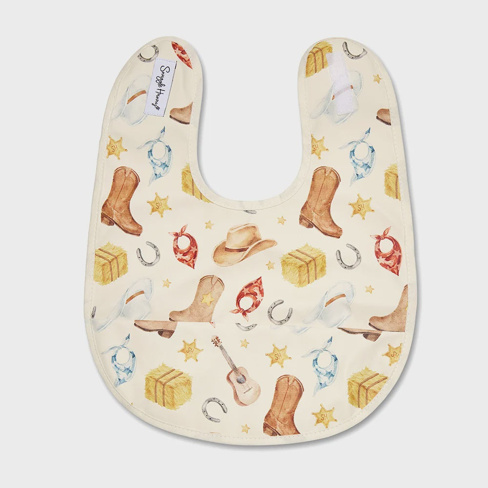 Cowboys Snuggle Bib - Snuggle Hunny