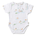 Load image into Gallery viewer, Duck Pond - Short Sleeve Organic Bodysuit
