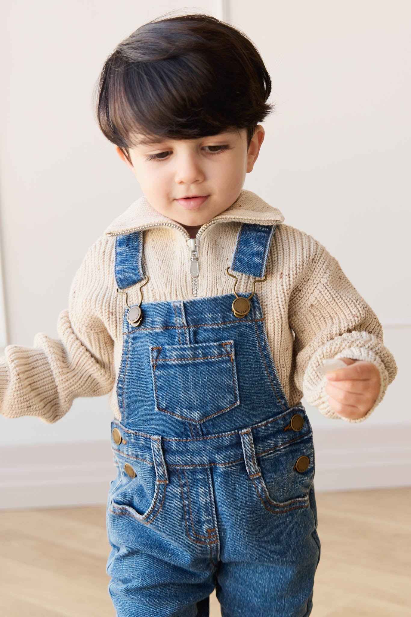 Jordie Overall - Mid Wash Denim