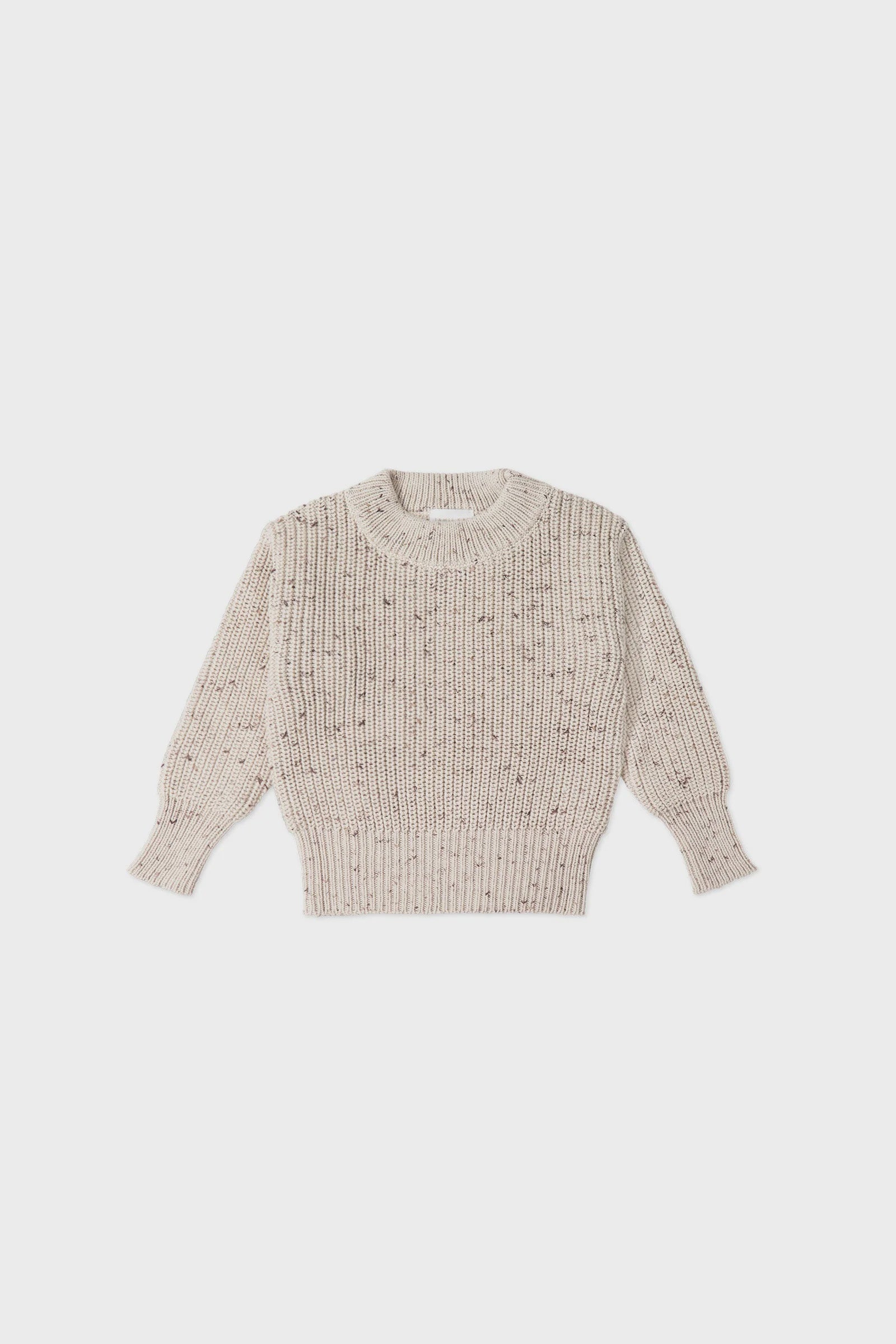 Leon Jumper - Oatmeal Balm Wolf Fleck