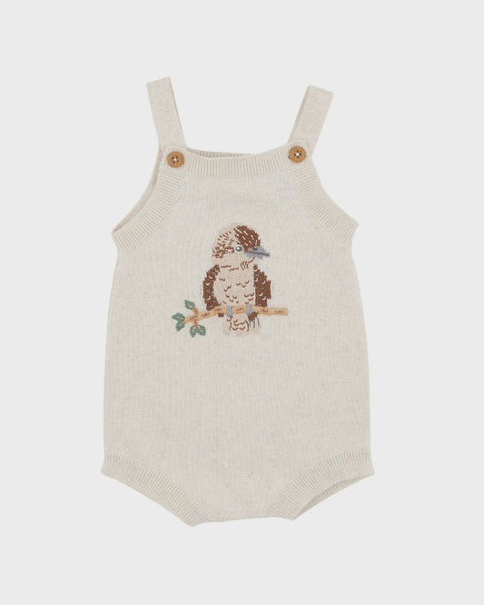 Organic Australiana Kookaburra Knitted Bodysuit