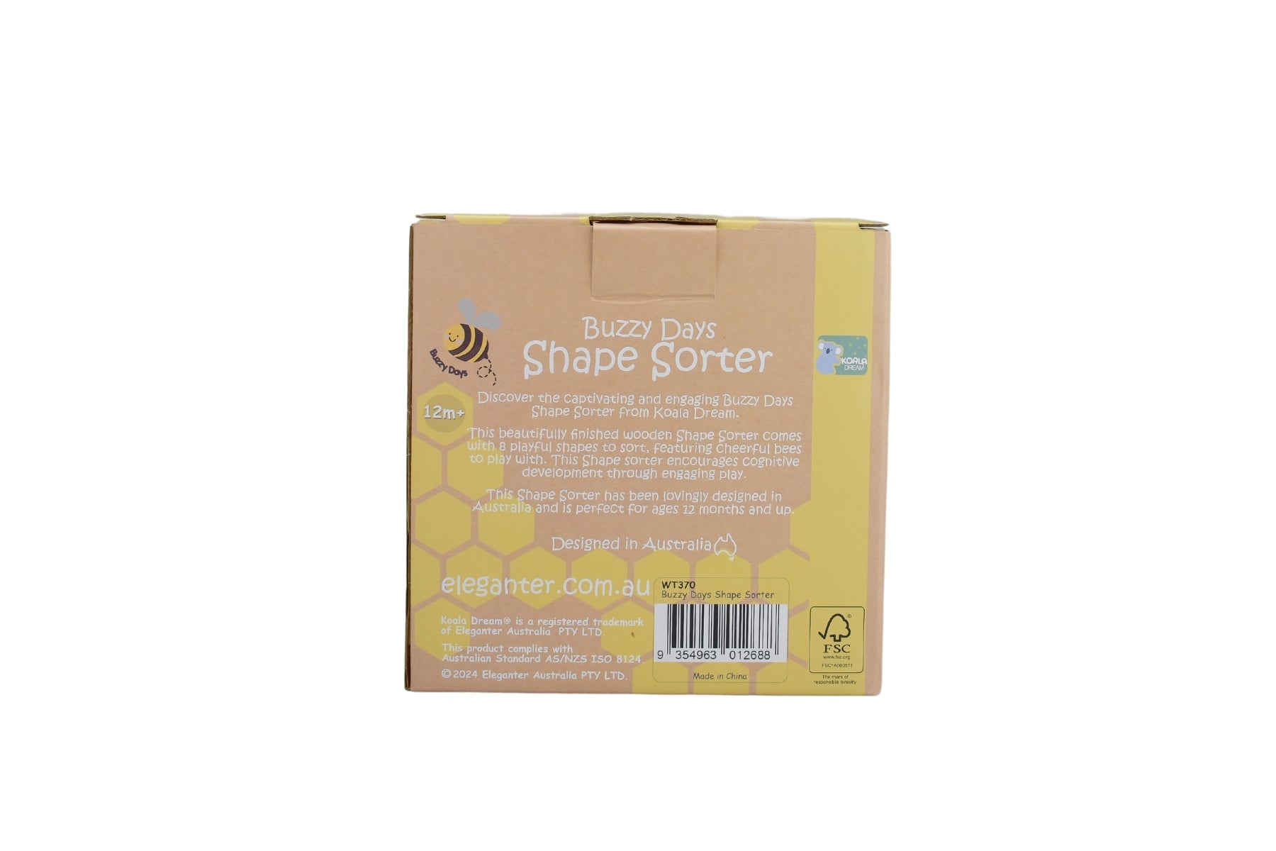 Buzzy Days Bee Shape Sorter