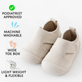 Load image into Gallery viewer, Sole Sox Barefoot Velcro Shoes - Sand
