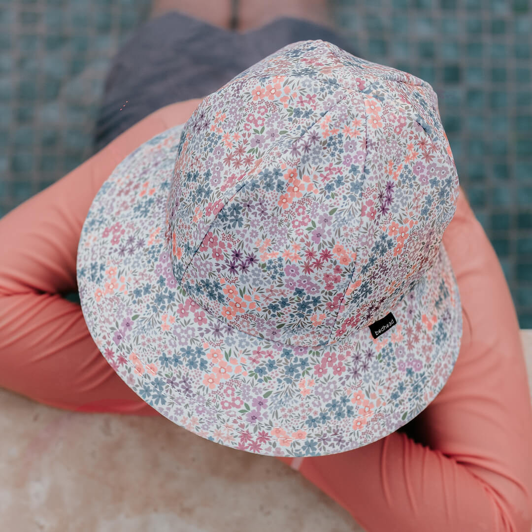 Blossom - Ponytail Swim Bucket Beach Hat - Bedhead Hats