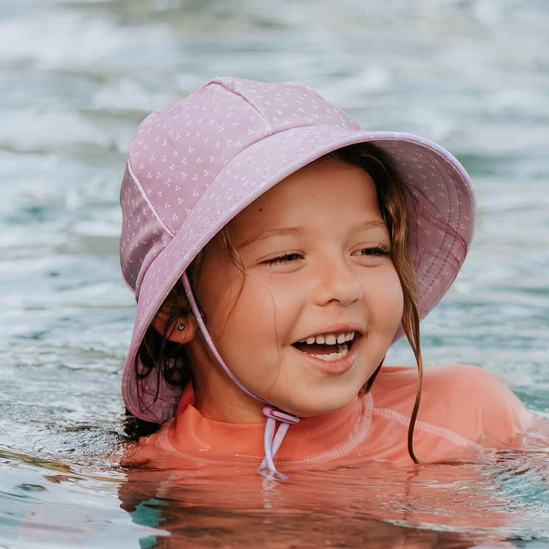 Lila - Ponytail Swim Bucket Beach Hat - Bedhead Hats