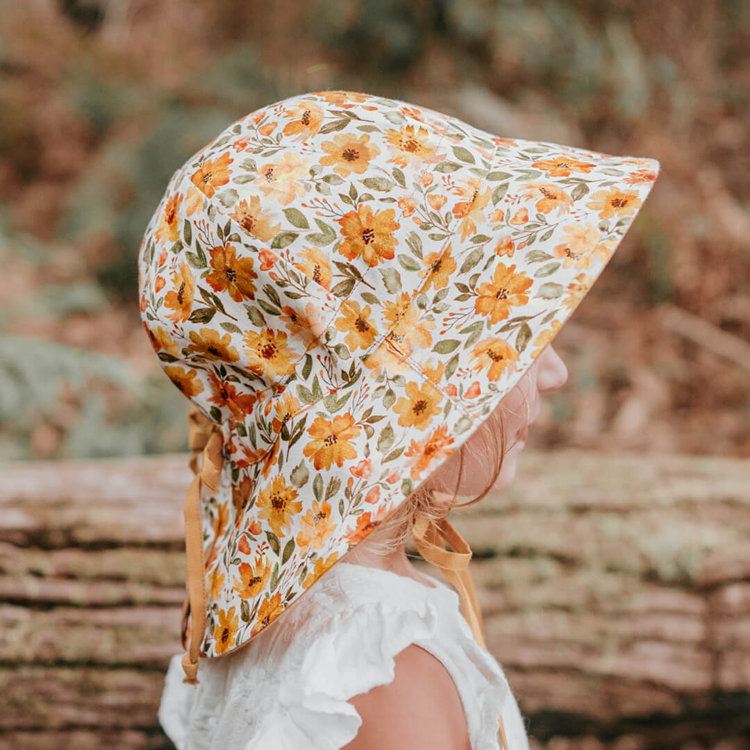 Margaret/Maize - 'Wanderer' Reversible Panelled Bucket Sun Hat - Bedhead Hats