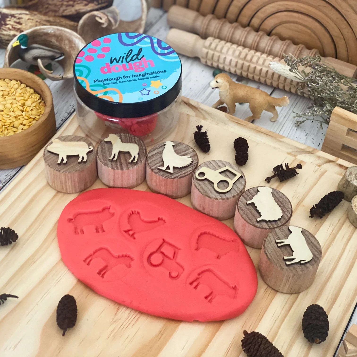 Rudolph Red Playdough - Wild Dough