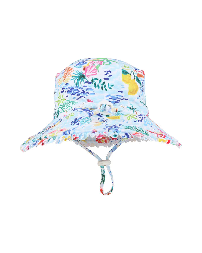 Addison Swim Hat With Quick Release Neck Tie