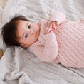 Load image into Gallery viewer, All Over Luxury Cable Shwrap™ - Blush Pink - Jujo Baby
