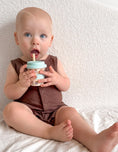 Load image into Gallery viewer, Babychino Cup - Blue Beary Cute
