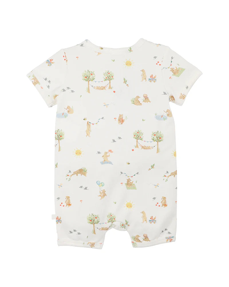 Bear Organic SS Zipsuit