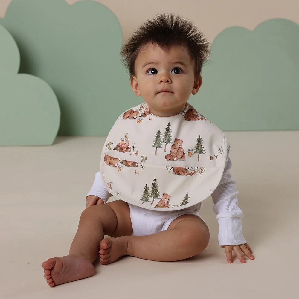 Bears Snuggle Bib Waterproof