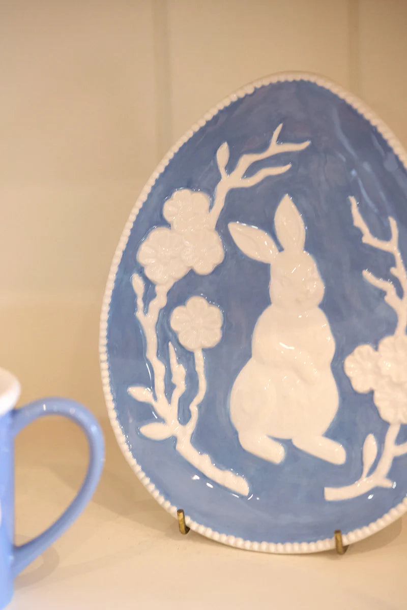Bunny Blossom Egg-Plate