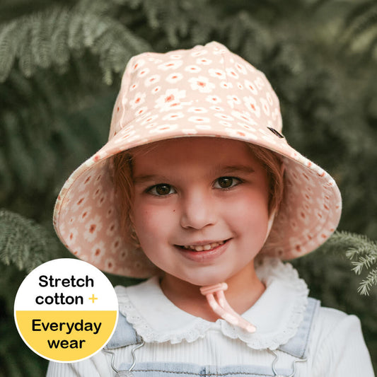 Evie - Kids Ponytail Bucket Sun Hat - Bedhead Hats