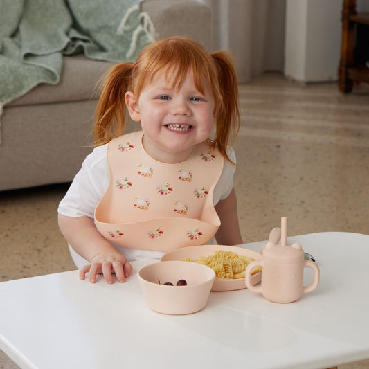 Waddling Around Silicone Bib