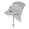 Load image into Gallery viewer, Shark - Grey Marle - Legionnaire Flap Sun Hat - Bedhead Hats
