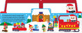 Load image into Gallery viewer, Mini Me - Shaped Board Book - Santa's Sleigh Ride
