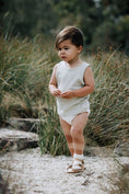 Load image into Gallery viewer, Organic Ribbed Baby Singlet
