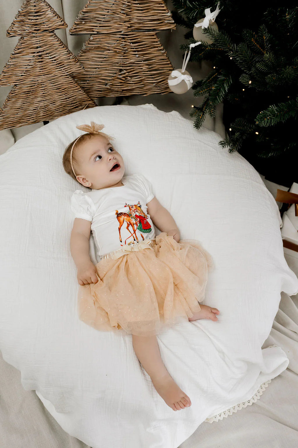 Sparkly Tulle Skirt - Gold