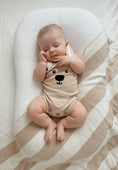 Load image into Gallery viewer, Taupe Kangaroo Knit Romper
