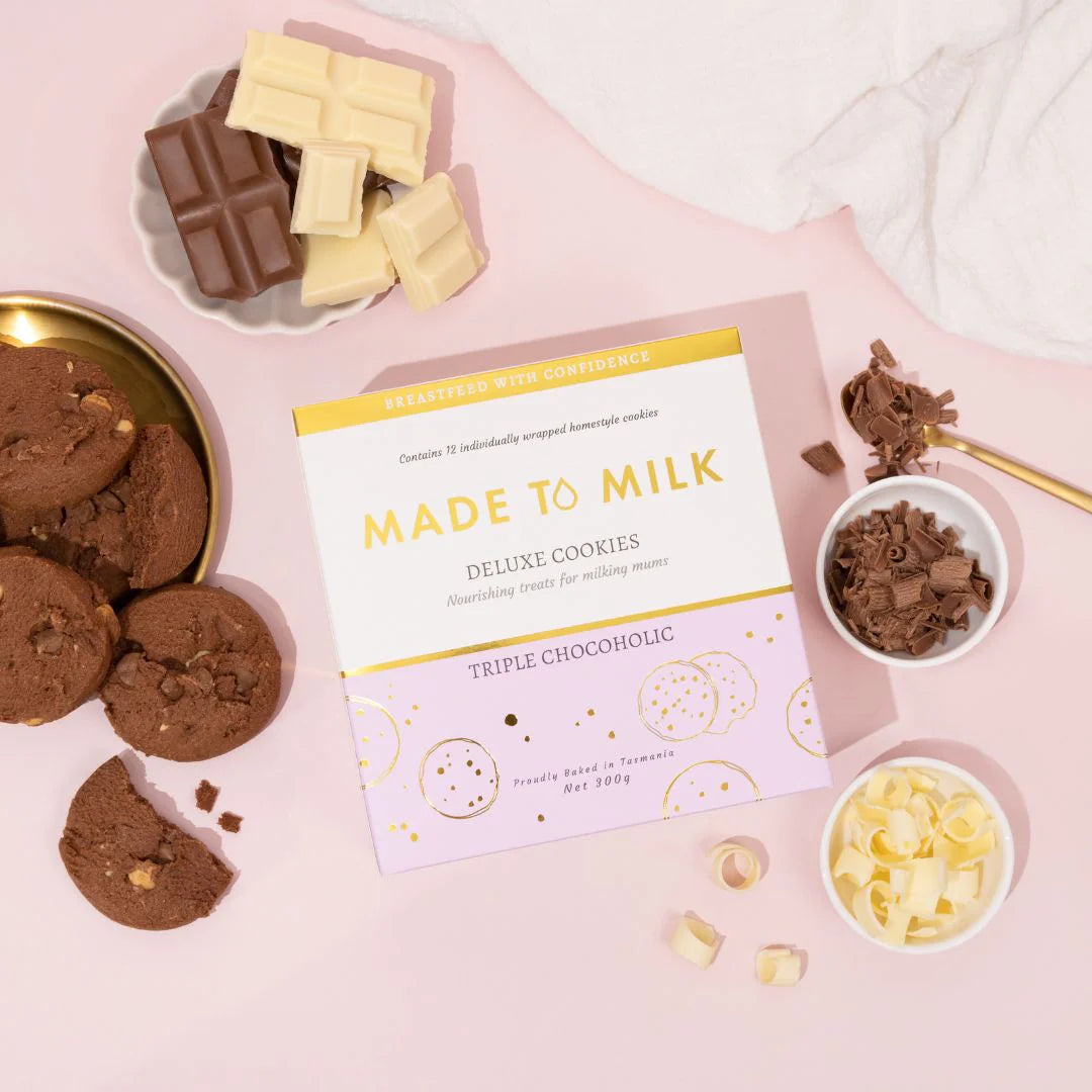 Triple Chocoholic Lactation Cookies