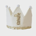 Load image into Gallery viewer, 1st Birthday Ivory Crown
