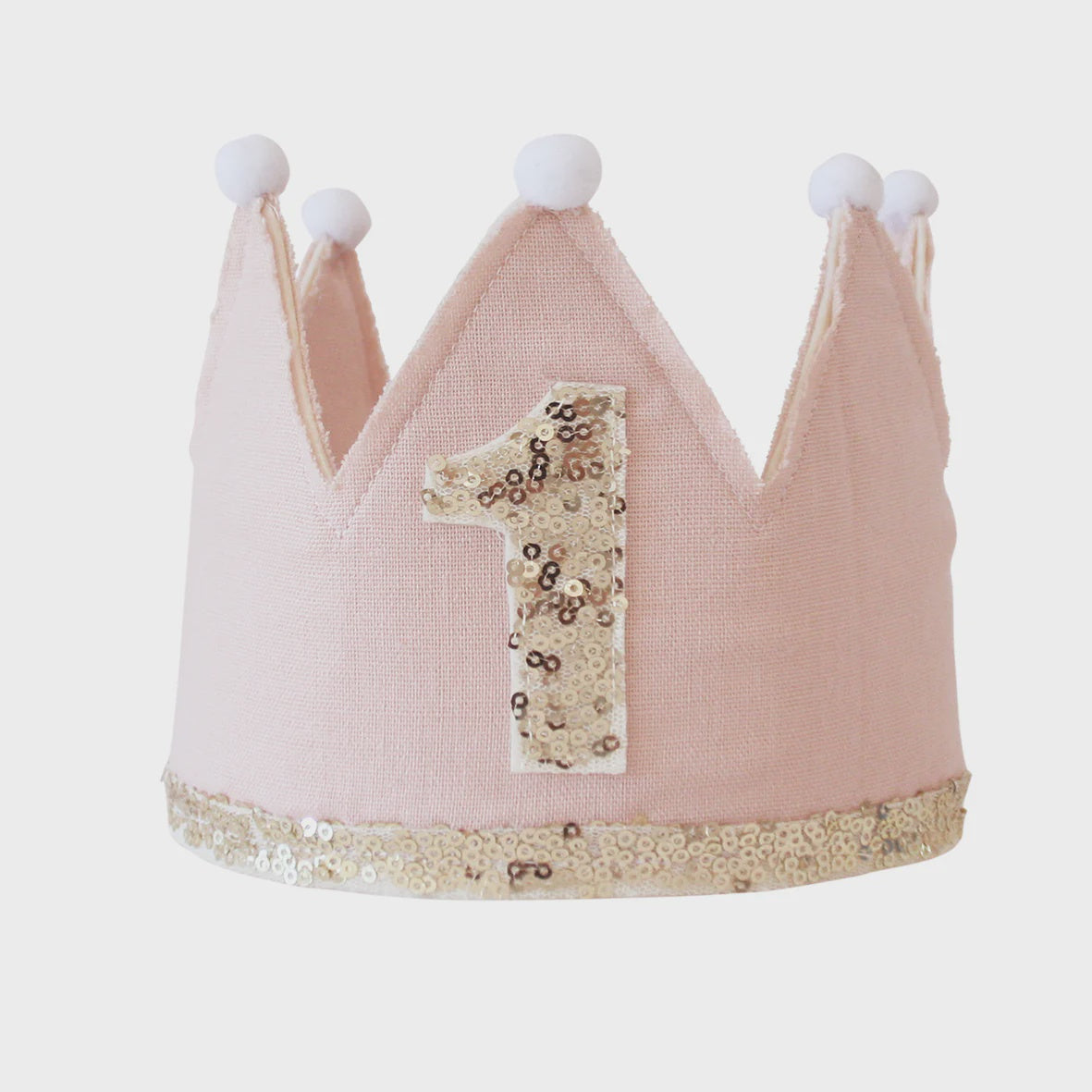 1st Birthday Pink Crown