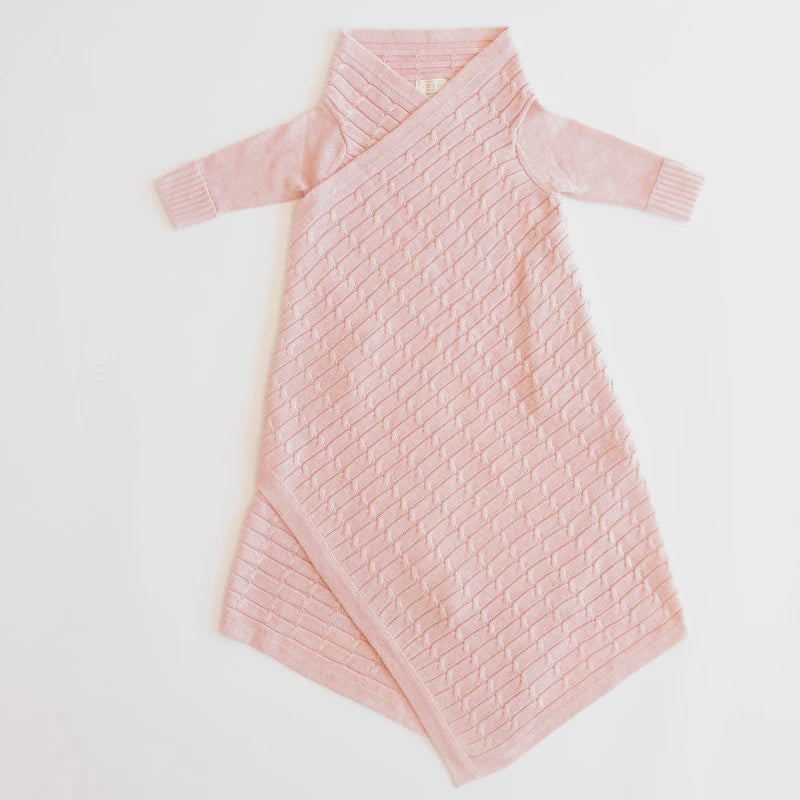 All Over Luxury Cable Shwrap™ - Blush Pink - Jujo Baby