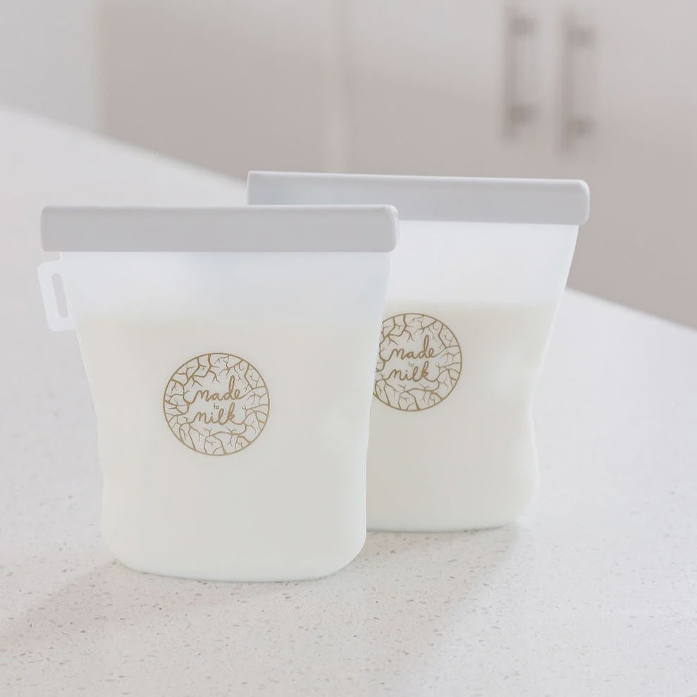 Light Blue - Reusable Breastmilk Storage Bags - 2 PK
