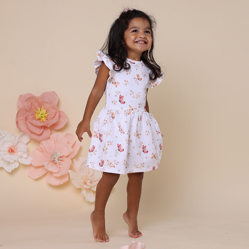 Butterfly - Short Sleeve Organic Dress