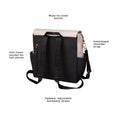 Load image into Gallery viewer, Boxy Backpack - Sand/Black
