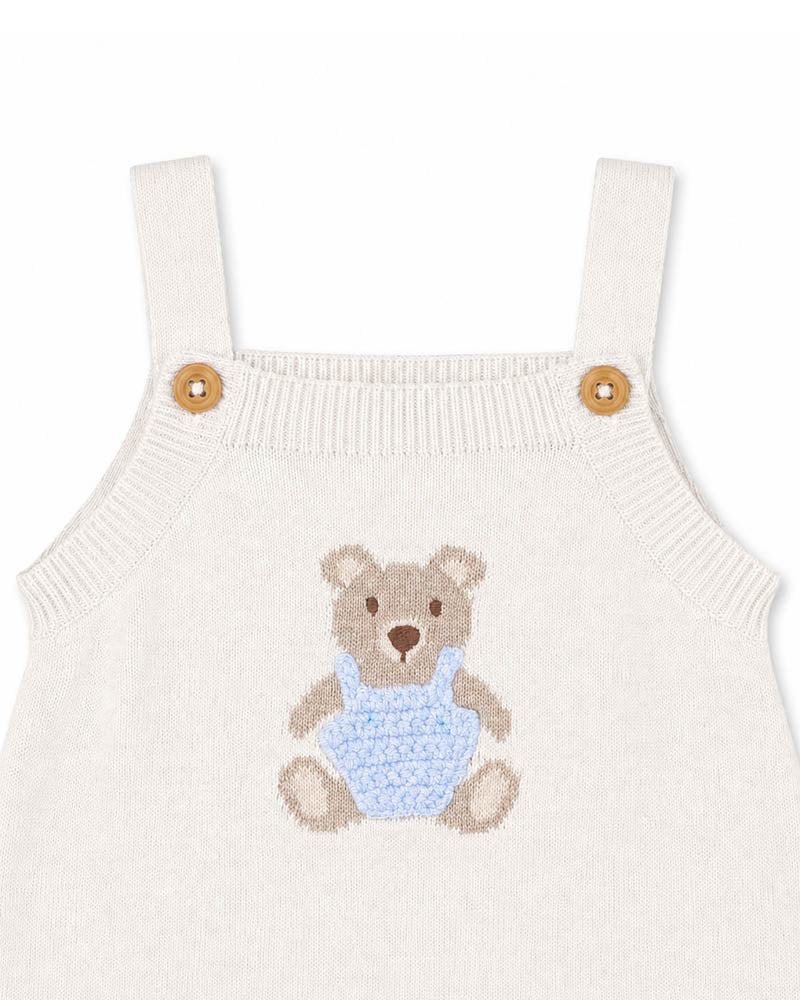 Brady Organic Knitted Bear Bodysuit