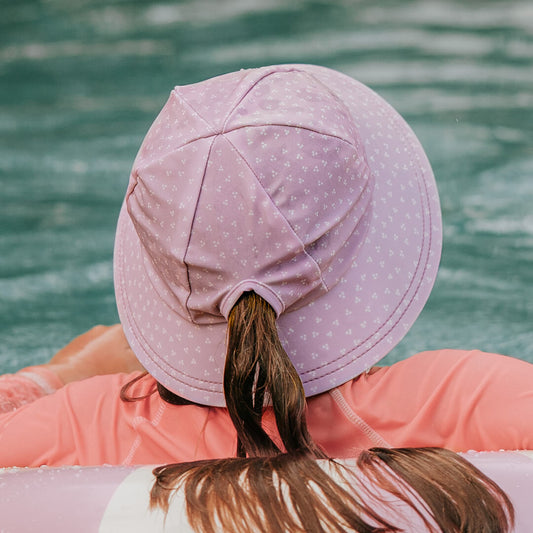 Lila - Ponytail Swim Bucket Beach Hat - Bedhead Hats