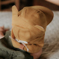 Load image into Gallery viewer, Maize/Flax - 'Roamer' Baby Reversible Teddy Flap Sun Hat - Bedhead Hats
