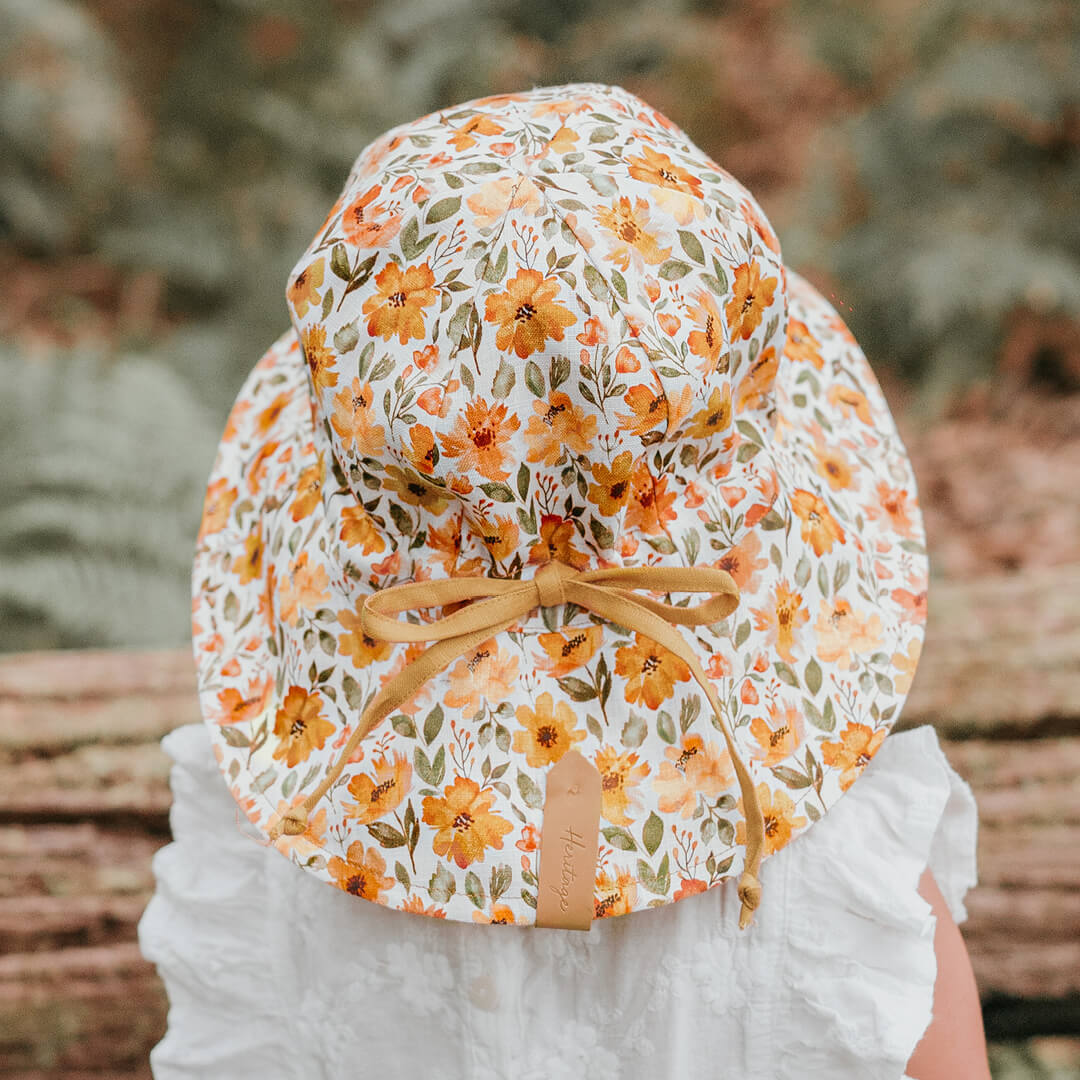 Margaret/Maize - 'Wanderer' Reversible Panelled Bucket Sun Hat - Bedhead Hats