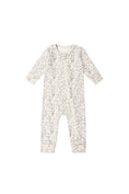 Load image into Gallery viewer, Organic Cotton Reese Zip Onepiece - Garden Bunnies Tofu
