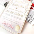 Load image into Gallery viewer, Santa's Nice List Certificate - Gold White
