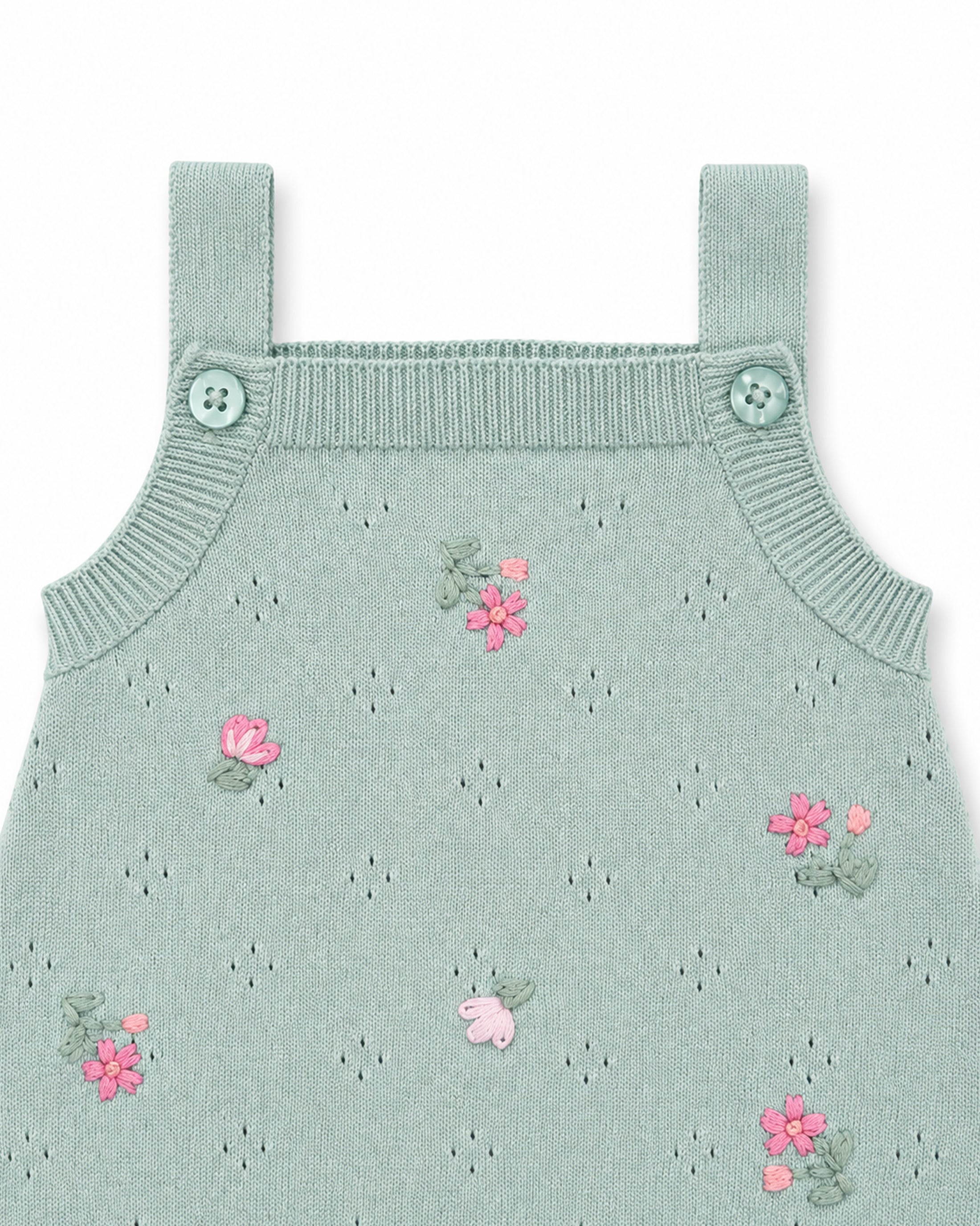 Chelsea Organic Hand Embroidered Knit Bodysuit - Bebe By Minihaha