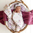 Load image into Gallery viewer, Gracie Organic Jersey Wrap & Topknot Set - Snuggle Hunny
