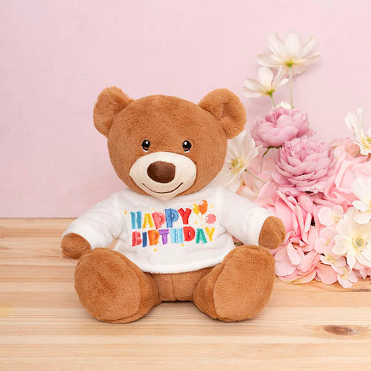 Happy Birthday Teddy Bear Plush 21cm