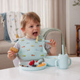Load image into Gallery viewer, Trucking Along Silicone Bib
