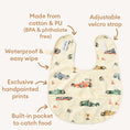 Load image into Gallery viewer, Little Racers Snuggle Bib - Snuggle Bib

