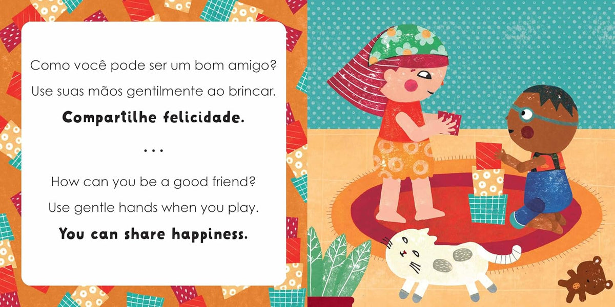 Mindful Tots: Loving Kindness (Bilingual Portuguese & English) Book