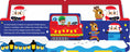 Load image into Gallery viewer, Mini Me - Shaped Board Book - Santa's Sleigh Ride
