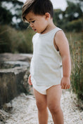 Load image into Gallery viewer, Organic Ribbed Baby Singlet
