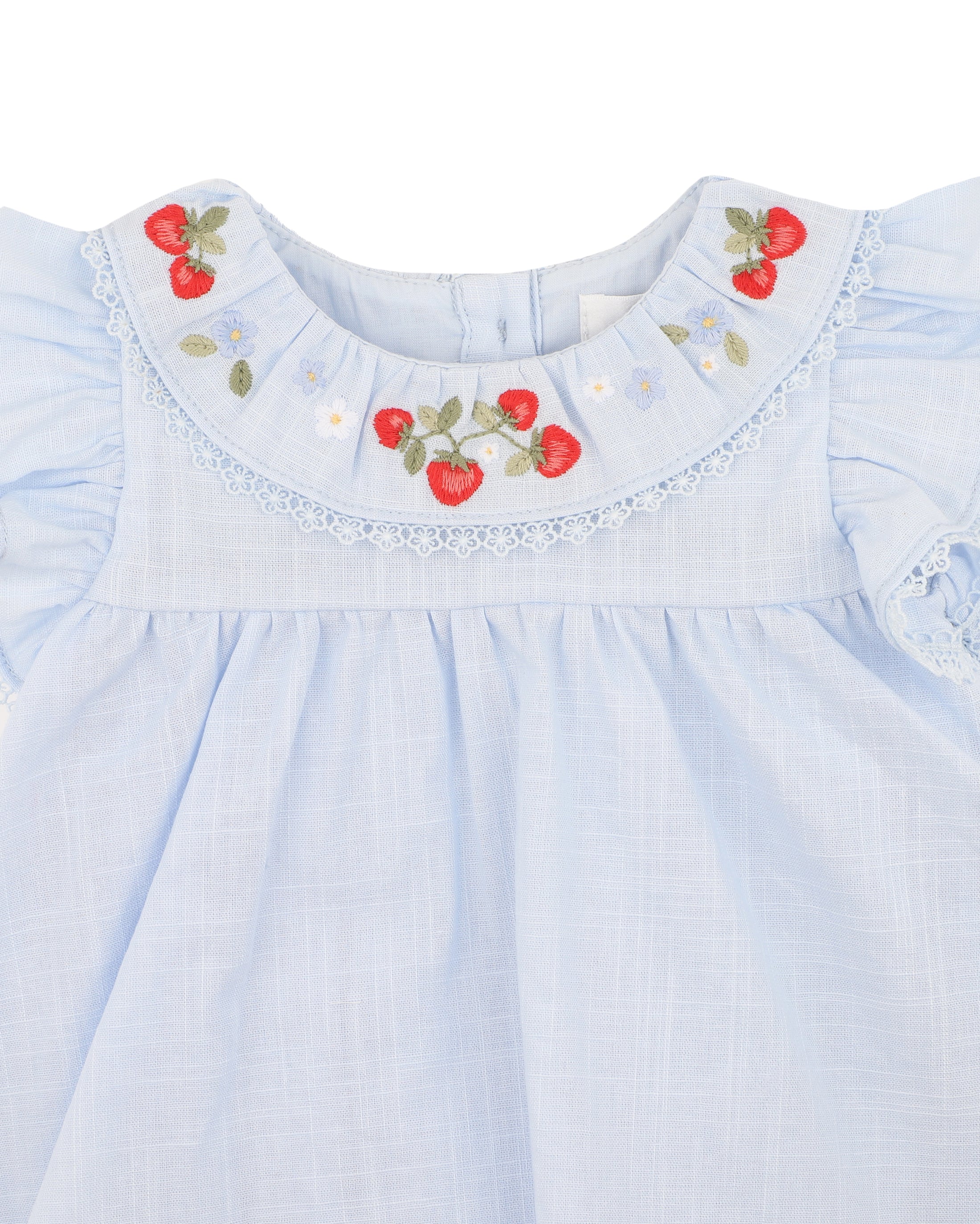 Poppy Emb. Overlay Bodysuit - Bebe By Minihaha