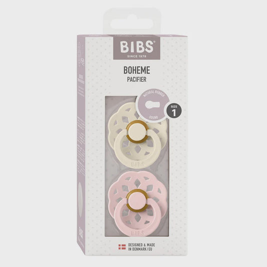 BIBS - Boheme Pacifier - S1 - Ivory/Blossom