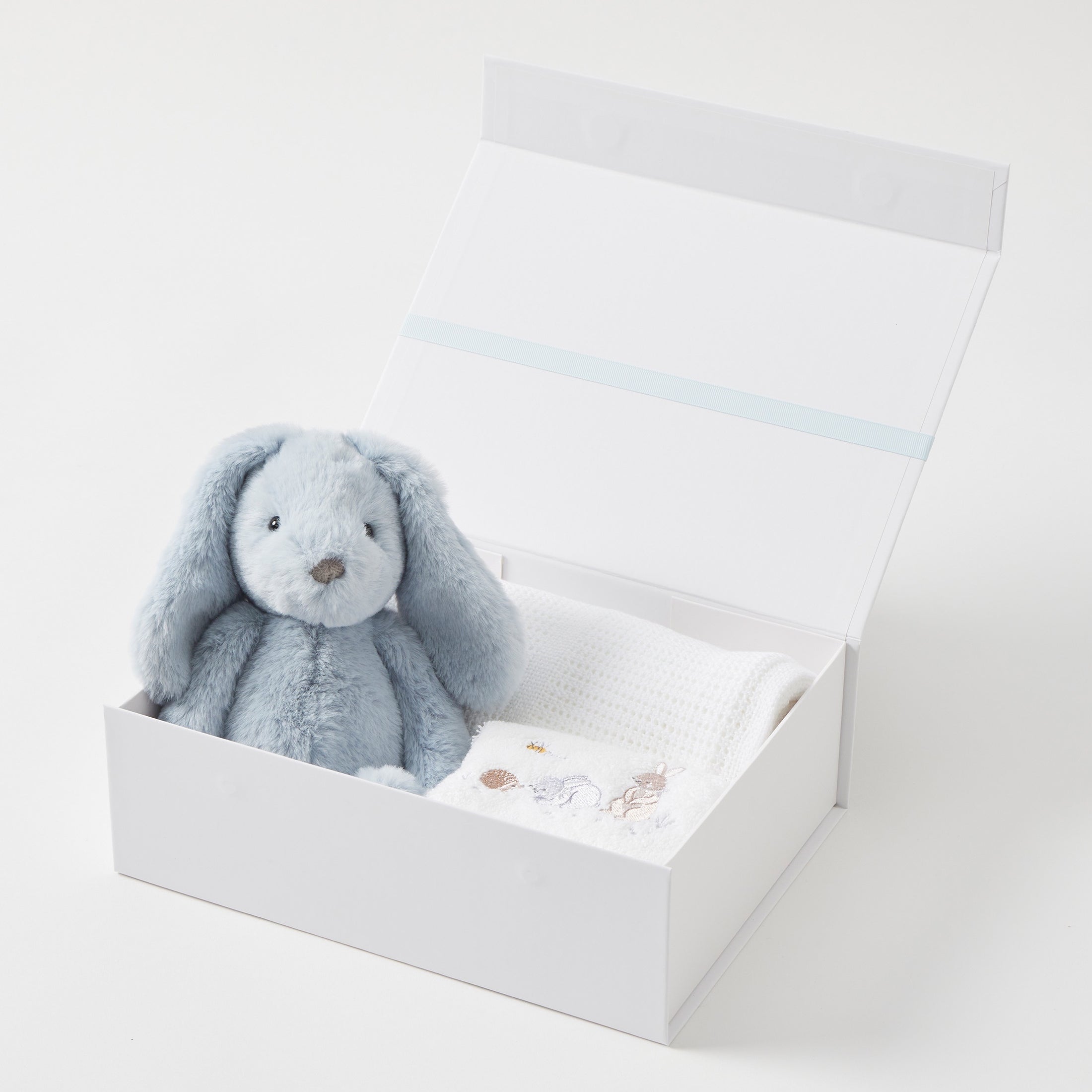 Pale Blue - Bunny Hamper Gift Set